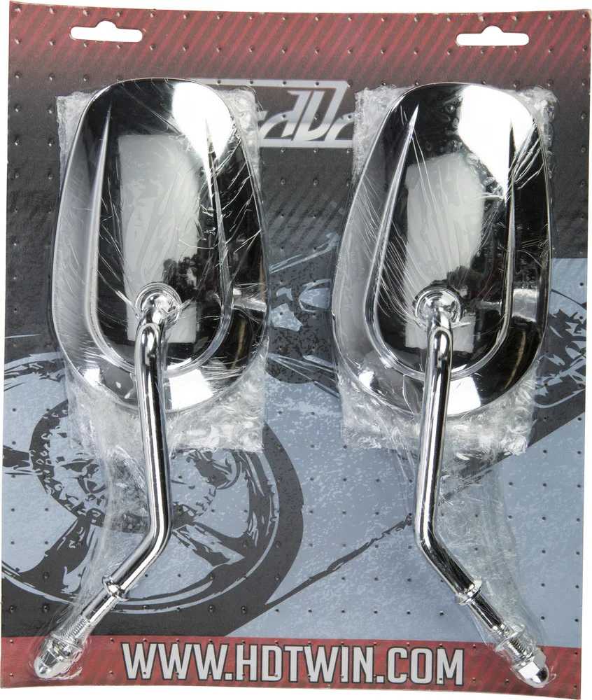 OEM Style Short Stem Mirrors Black or Chrome — FXR Division